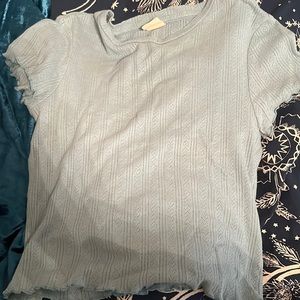 blue urban outfitters heart top